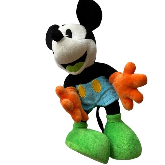 Disney Parks Mickey Mouse Plush Bendable‎ 13” - Picture 1 of 5